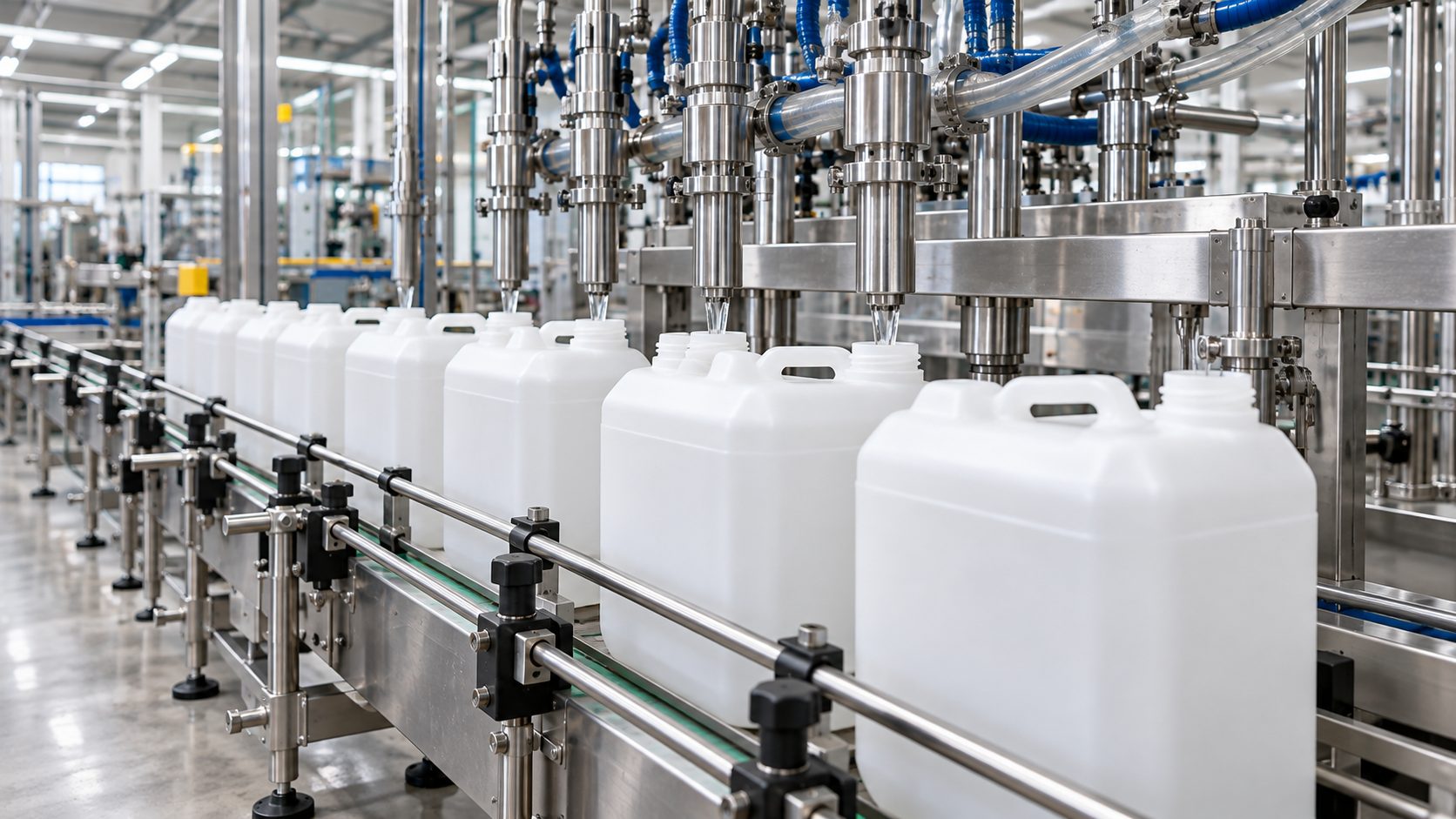 Linha de envase da fábrica Cropnex